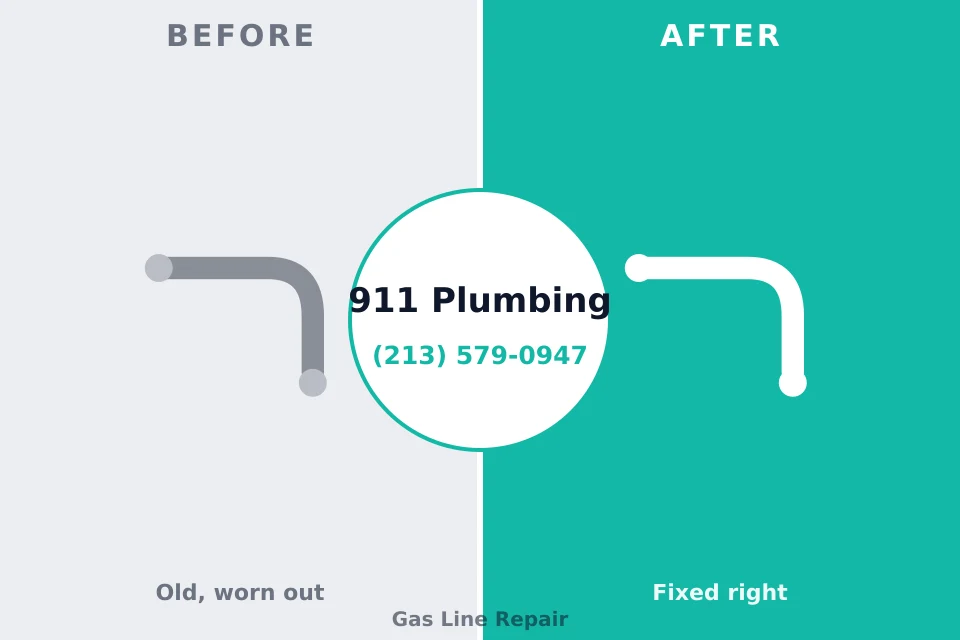 Before and after: plumbing repair Lake Mohawk, NJ